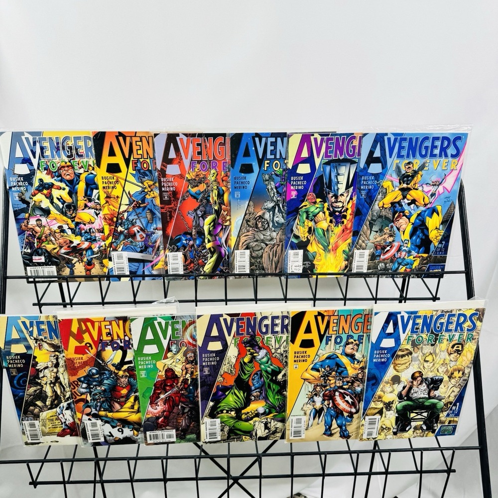 Avengers Forever 1-12 Lot Origin Kang Time Keepers Immortus Key 1st Genis Vell